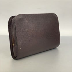 Louis Vuitton Clutch Bag Taiga Baikal M30186 Acajou Men's