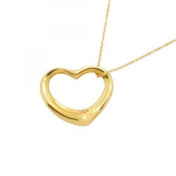 Tiffany Necklace Heart K18YG Yellow Gold Ladies