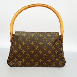 Louis Vuitton Shoulder Bag Monogram Looping M51147 Brown Ladies