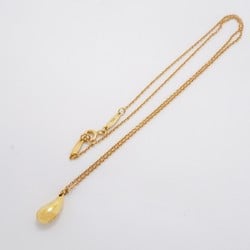 Tiffany Necklace Teardrop K18YG Yellow Gold Ladies