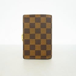 Louis Vuitton Wallet Damier Portefeuille Vienne N61674 Ebene Ladies