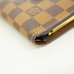 Louis Vuitton Wallet Damier Portefeuille Vienne N61674 Ebene Ladies