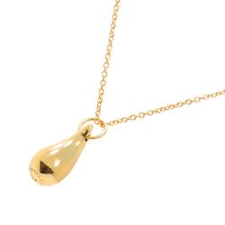 Tiffany & Co. Teardrop Necklace 41cm K18 YG Yellow Gold 750