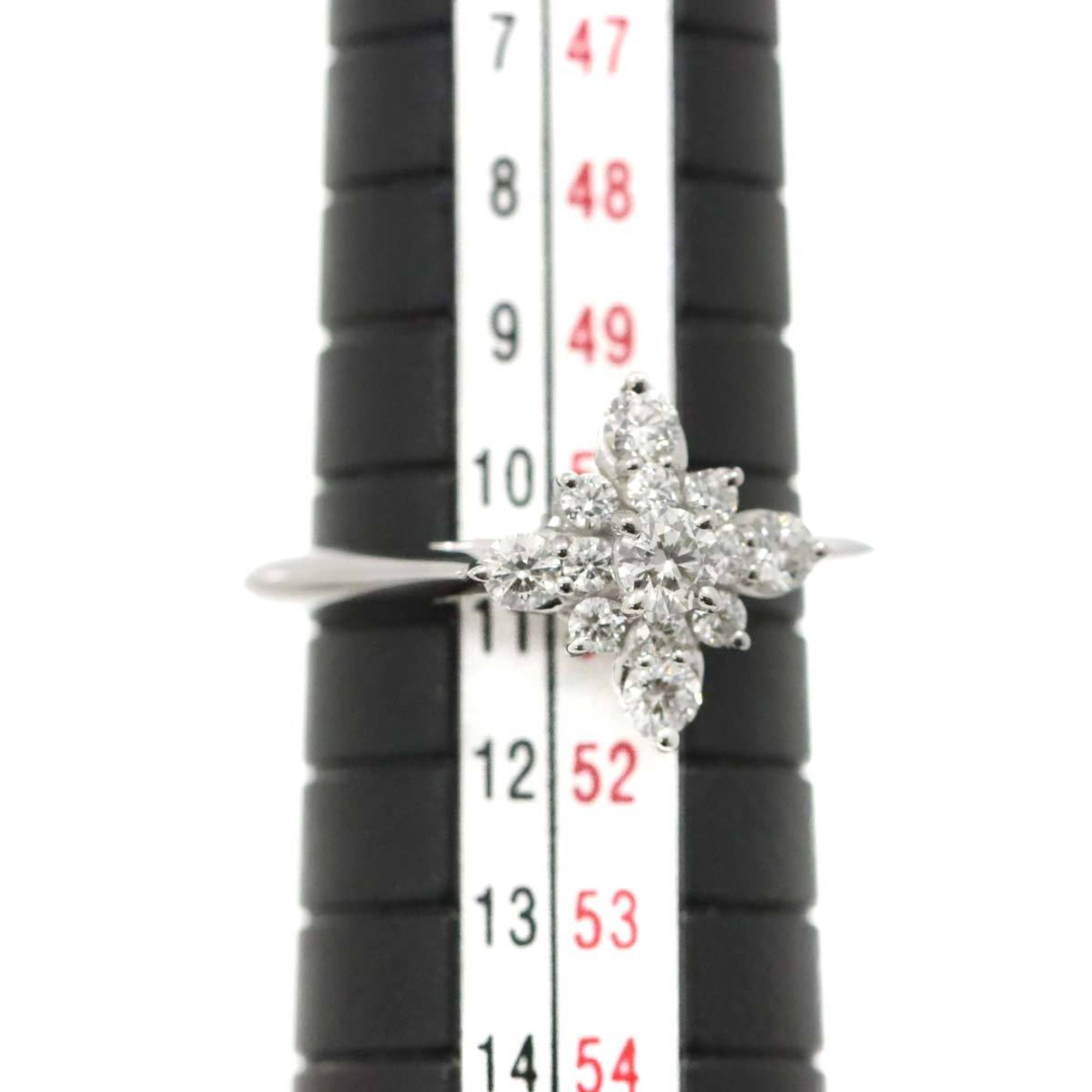 Tiffany & Co. Size 11 Diamond Ring, Platinum, Ring