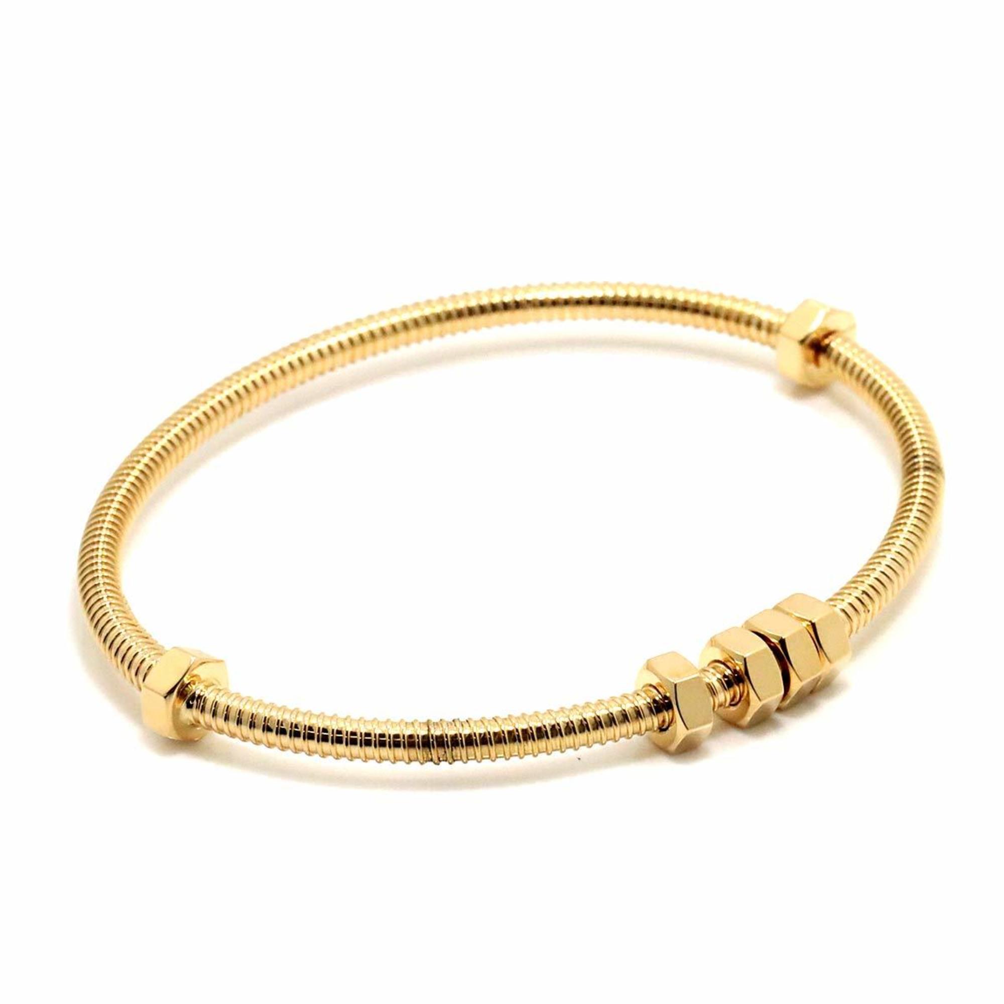 Cartier ECROU Bracelet #19 K18 YG Yellow Gold 750