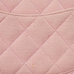 Chanel Shoulder Bag Matelasse Chain Cotton Pink Women's