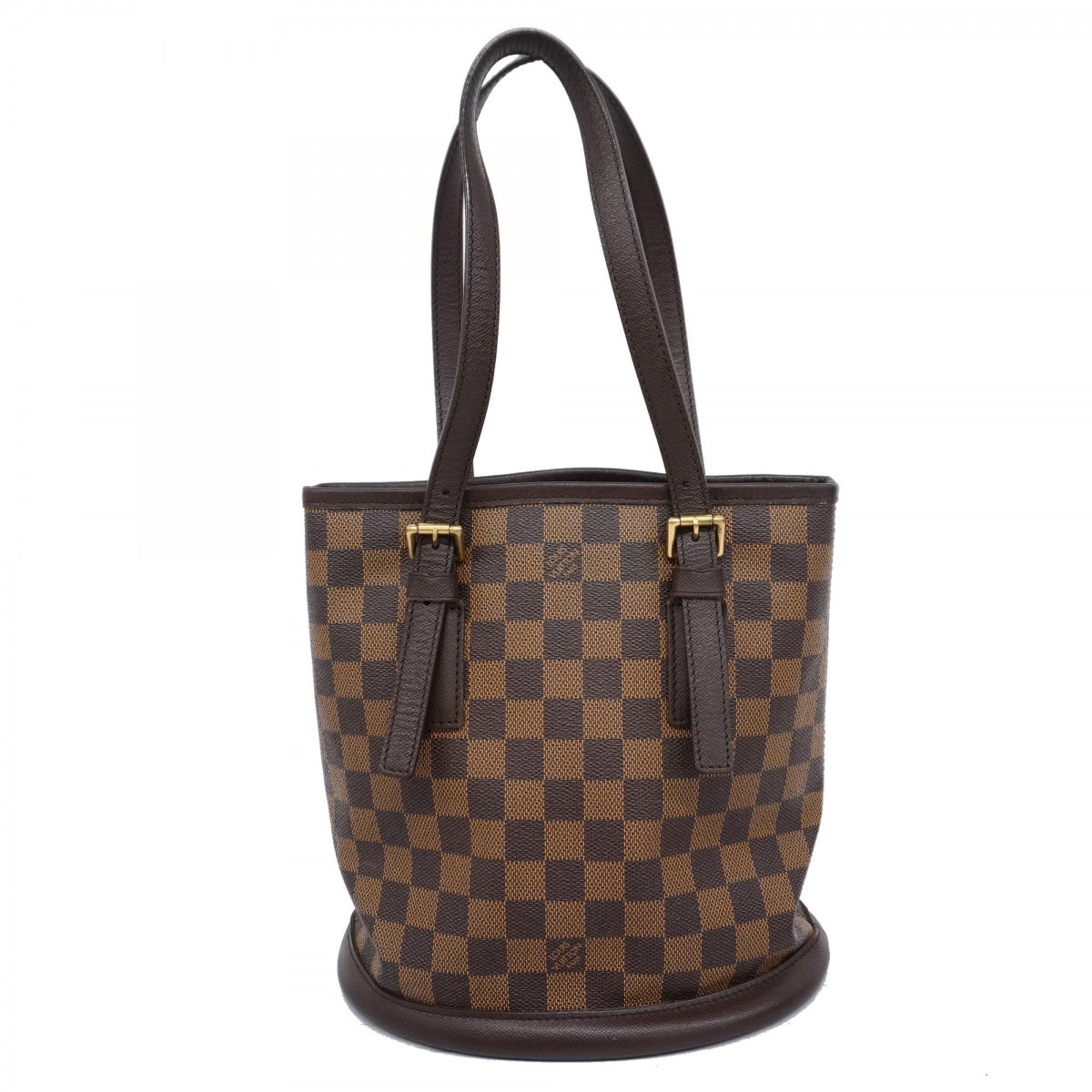 Louis Vuitton Tote Bag Damier Marais N42240 Ebene Ladies