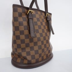 Louis Vuitton Tote Bag Damier Marais N42240 Ebene Ladies