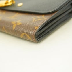 Louis Vuitton Long Wallet Monogram Portefeuille Venus M61835 Brown Noir Ladies