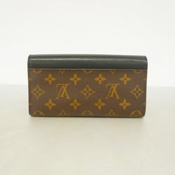 Louis Vuitton Long Wallet Monogram Portefeuille Venus M61835 Brown Noir Ladies