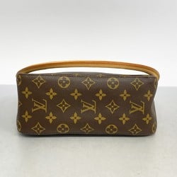 Louis Vuitton Shoulder Bag Monogram Looping MM M51146 Brown Women's