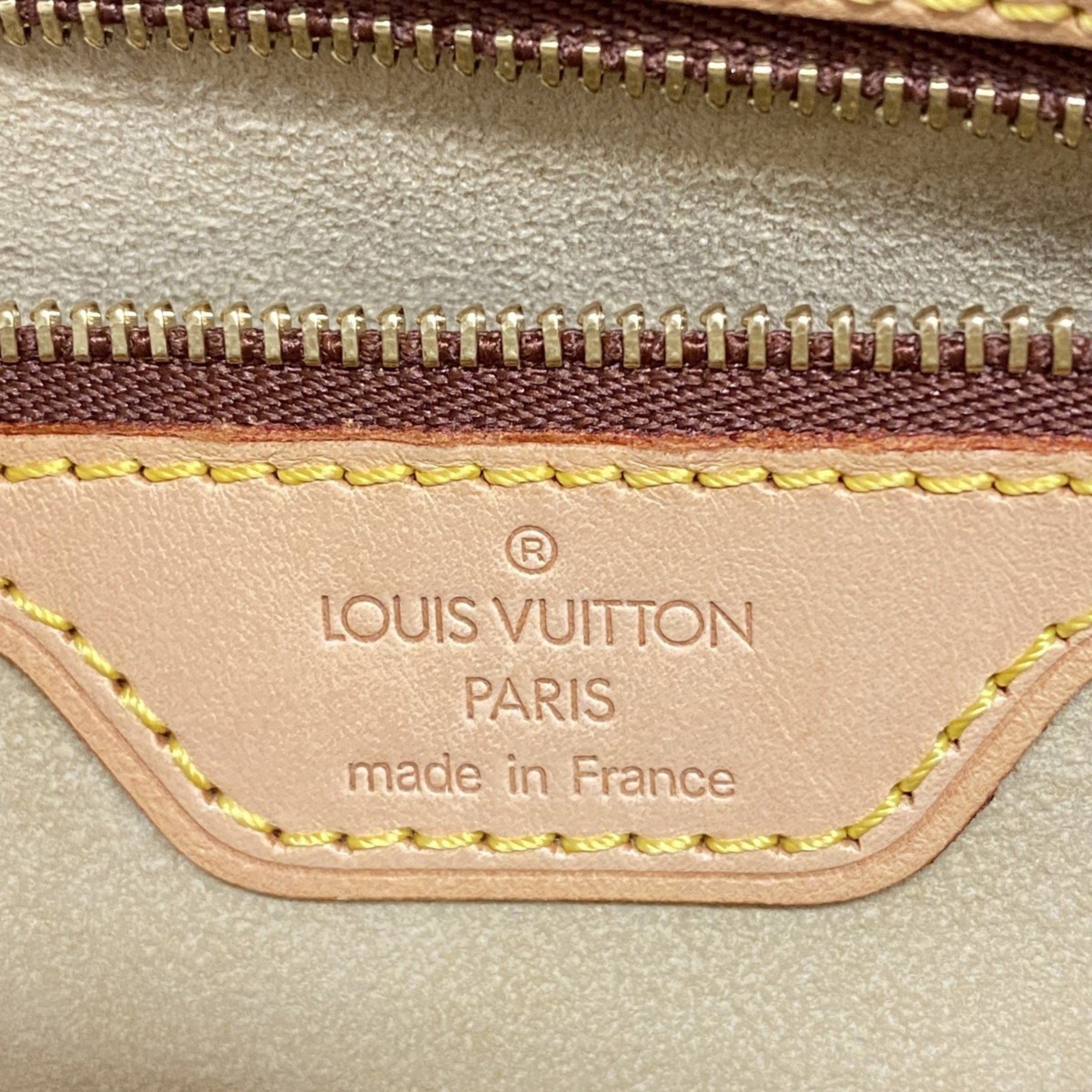 Louis Vuitton Shoulder Bag Monogram Looping MM M51146 Brown Women's