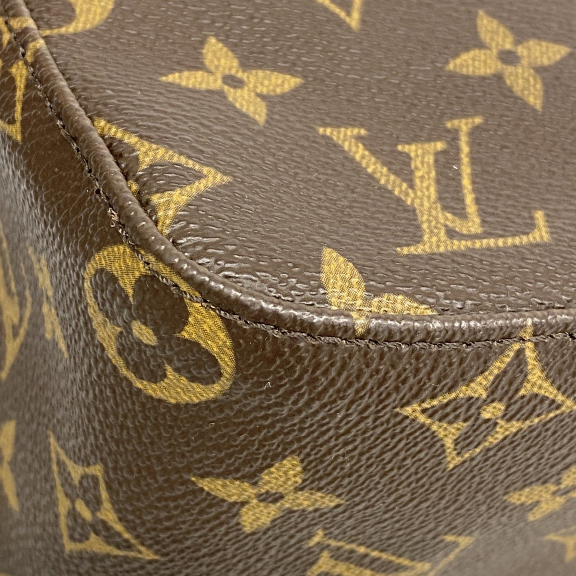 Louis Vuitton Shoulder Bag Monogram Looping MM M51146 Brown Women's