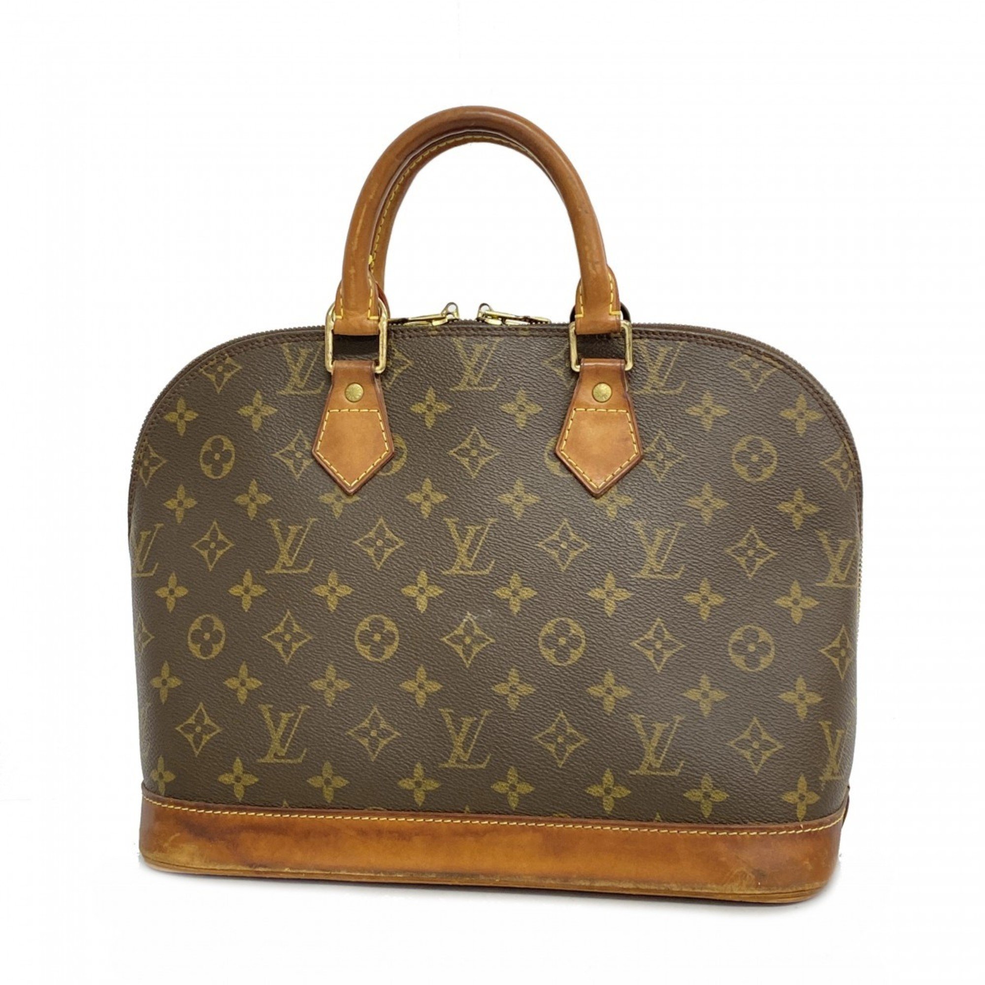 Louis Vuitton handbag Monogram Alma M51130 brown ladies