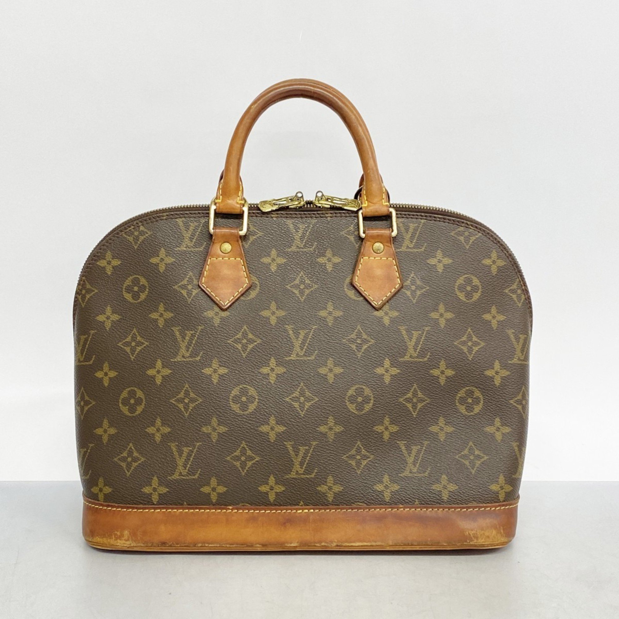 Louis Vuitton handbag Monogram Alma M51130 brown ladies