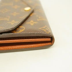 Louis Vuitton Long Wallet Monogram Portefeuille Sarah M60531 Brown Ladies