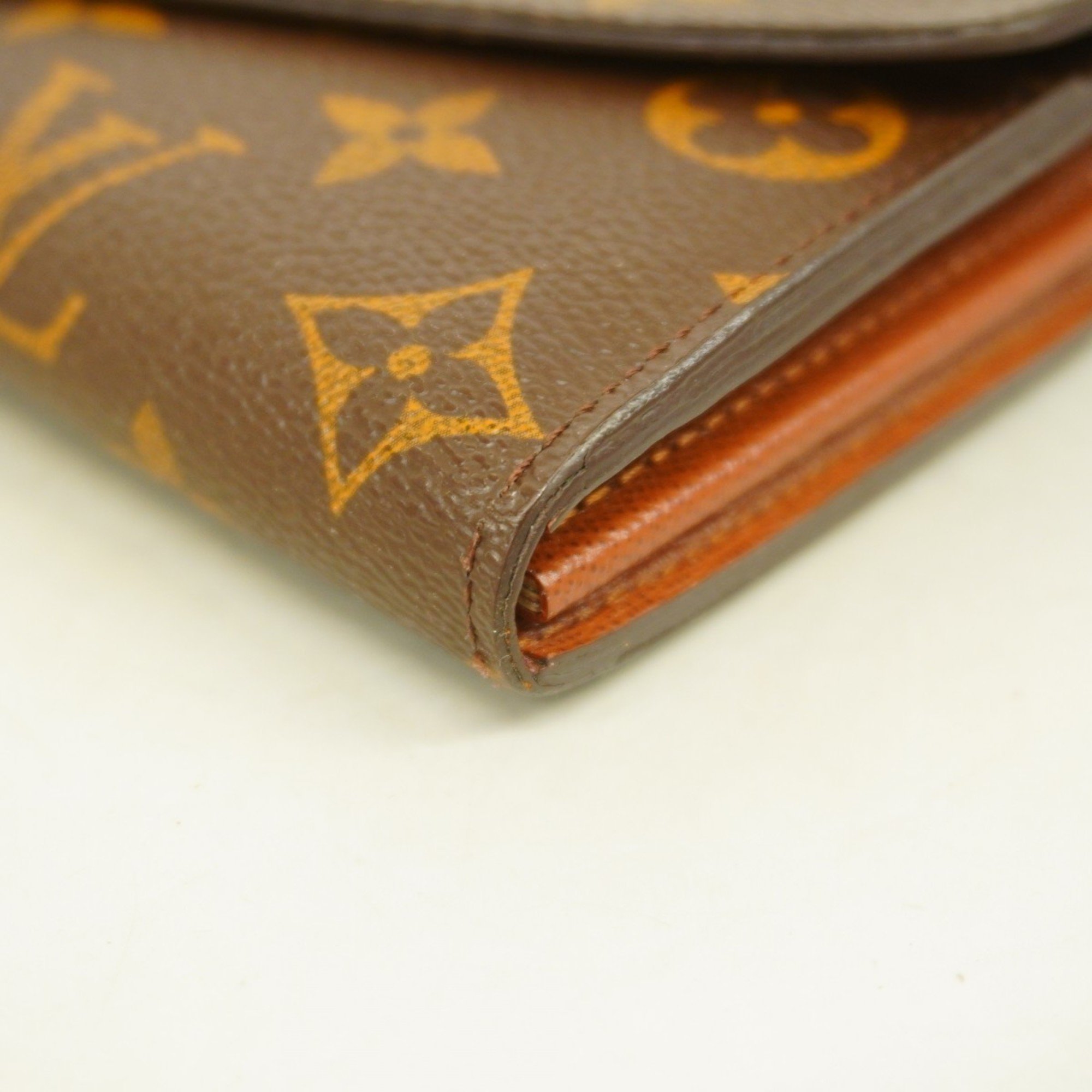 Louis Vuitton Long Wallet Monogram Portefeuille Sarah M60531 Brown Ladies