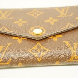 Louis Vuitton Long Wallet Monogram Portefeuille Sarah M60531 Brown Ladies