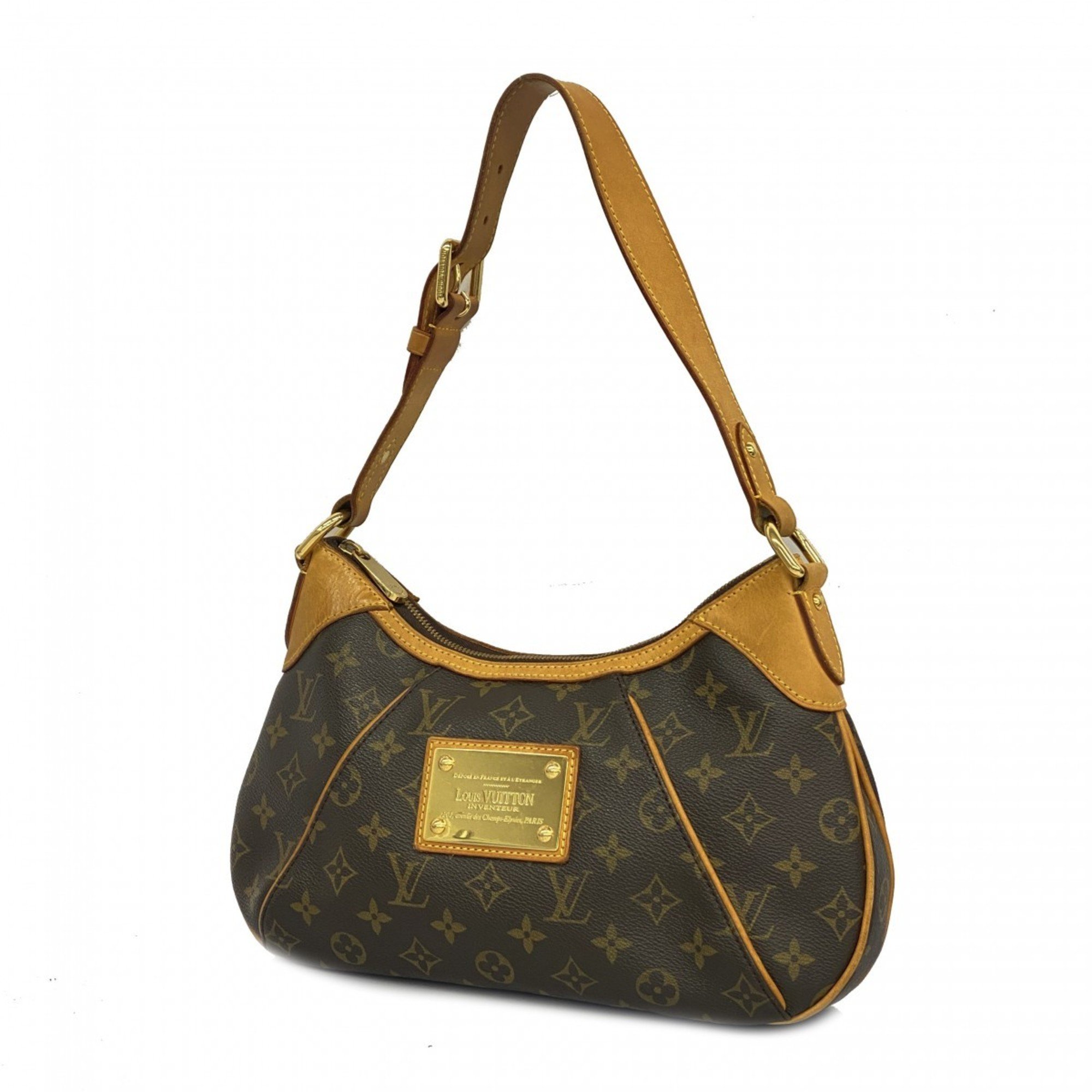 Louis Vuitton Handbag Monogram Thames PM M56384 Brown Ladies