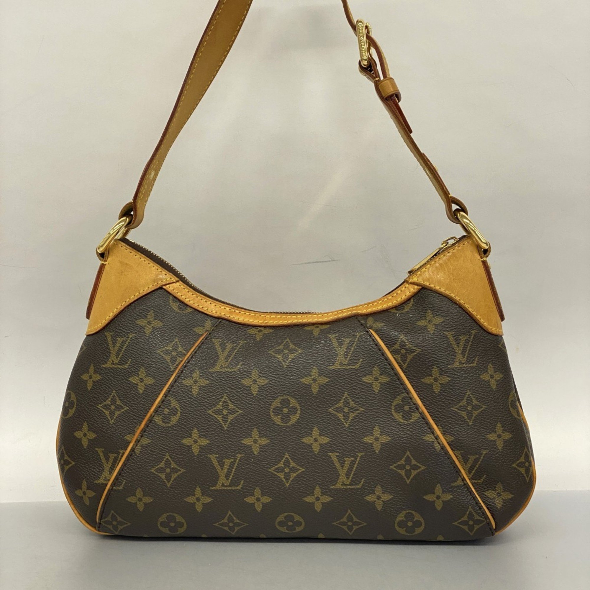 Louis Vuitton Handbag Monogram Thames PM M56384 Brown Ladies