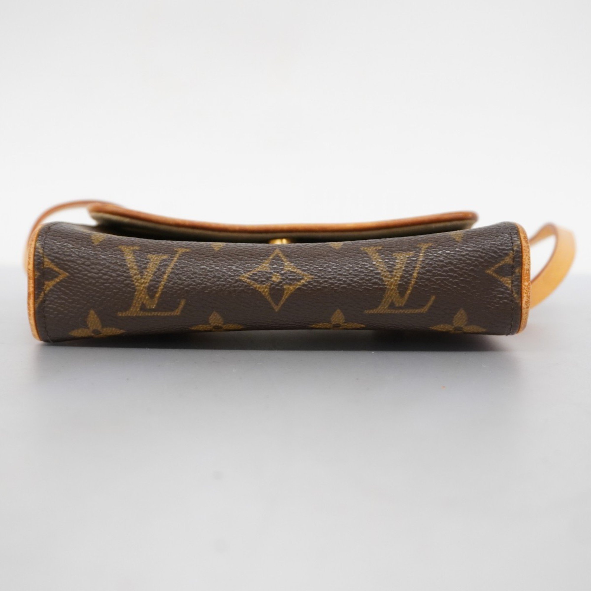 Louis Vuitton Waist Bag Monogram Pochette Florentine M51855 Brown Women's