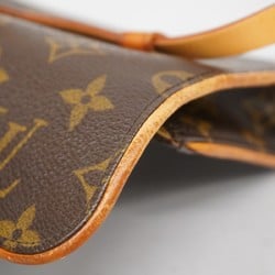 Louis Vuitton Waist Bag Monogram Pochette Florentine M51855 Brown Women's