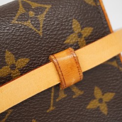 Louis Vuitton Waist Bag Monogram Pochette Florentine M51855 Brown Women's