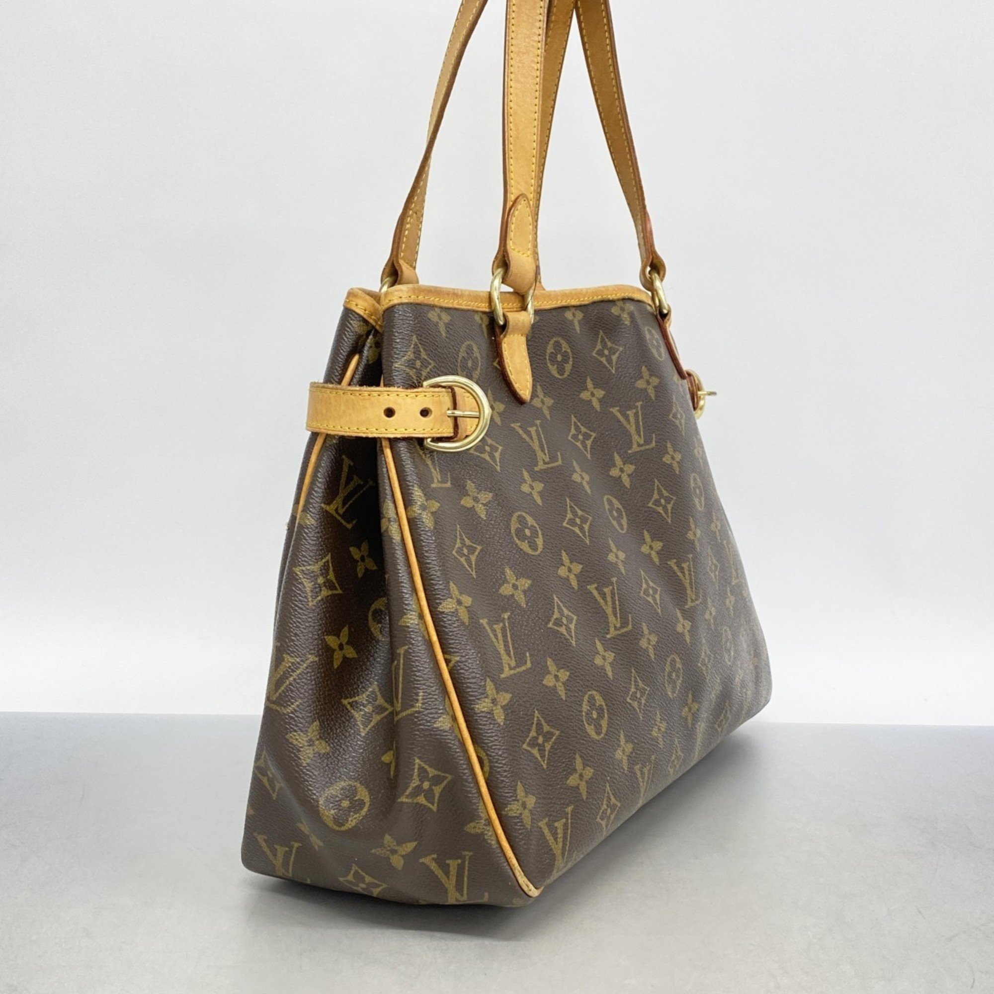 Louis Vuitton Tote Bag Monogram Batignolles Horizontal M51154 Brown Women's