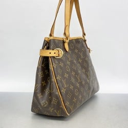 Louis Vuitton Tote Bag Monogram Batignolles Horizontal M51154 Brown Women's