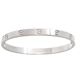 Cartier Love Bracelet #19 K18 WG White Gold 750 Bangle