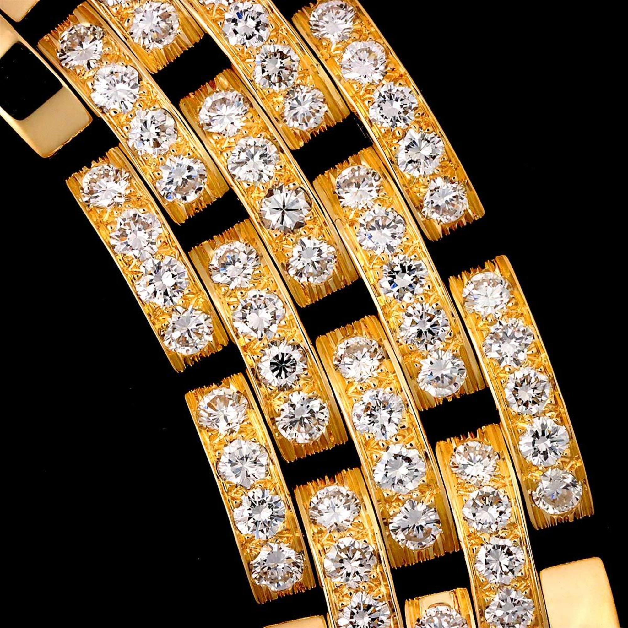 Cartier Maillon Panthere 5-row Diamond Necklace 40cm K18 YG Yellow Gold 750