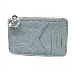 Louis Vuitton Wallet/Coin Case Monogram Empreinte Porte Carthormy M83645 Washed Blue Women's