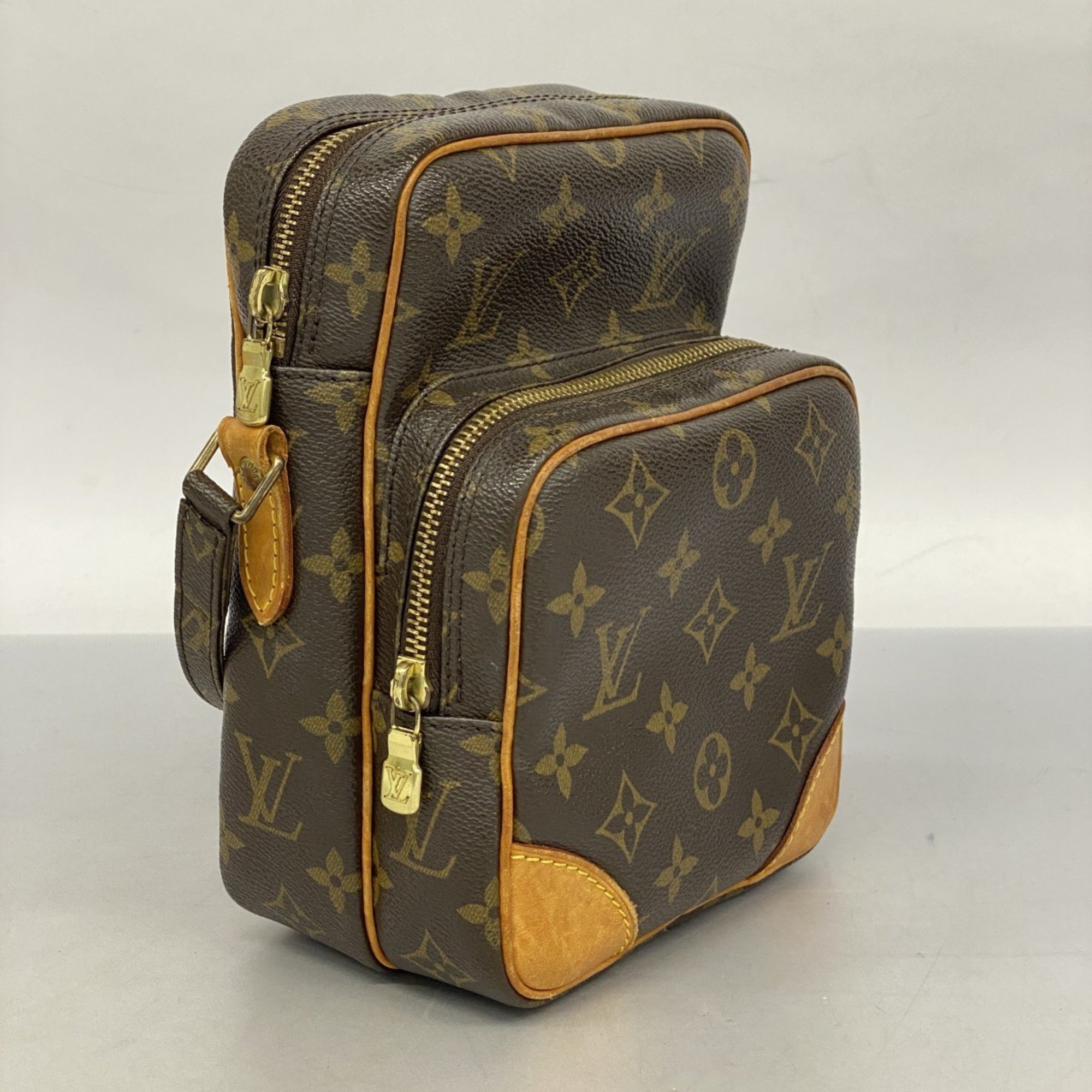 Louis Vuitton Shoulder Bag Monogram Amazon M45236 Brown Ladies