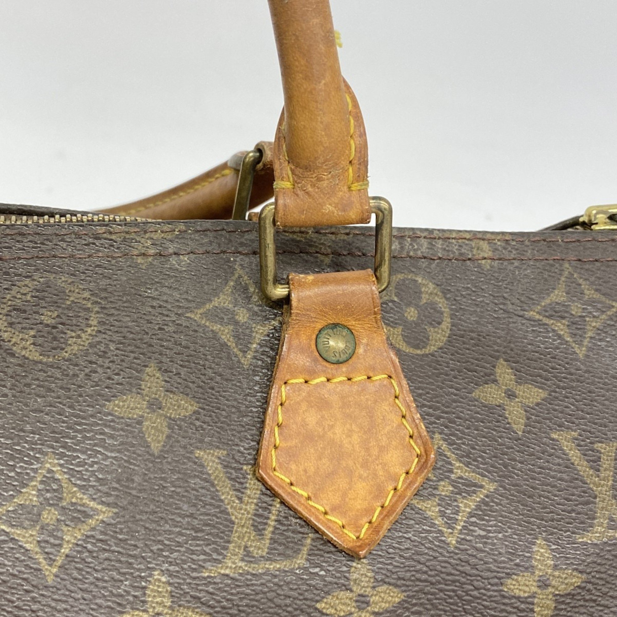 Louis Vuitton Handbag Monogram Speedy 30 M41108 Brown Ladies