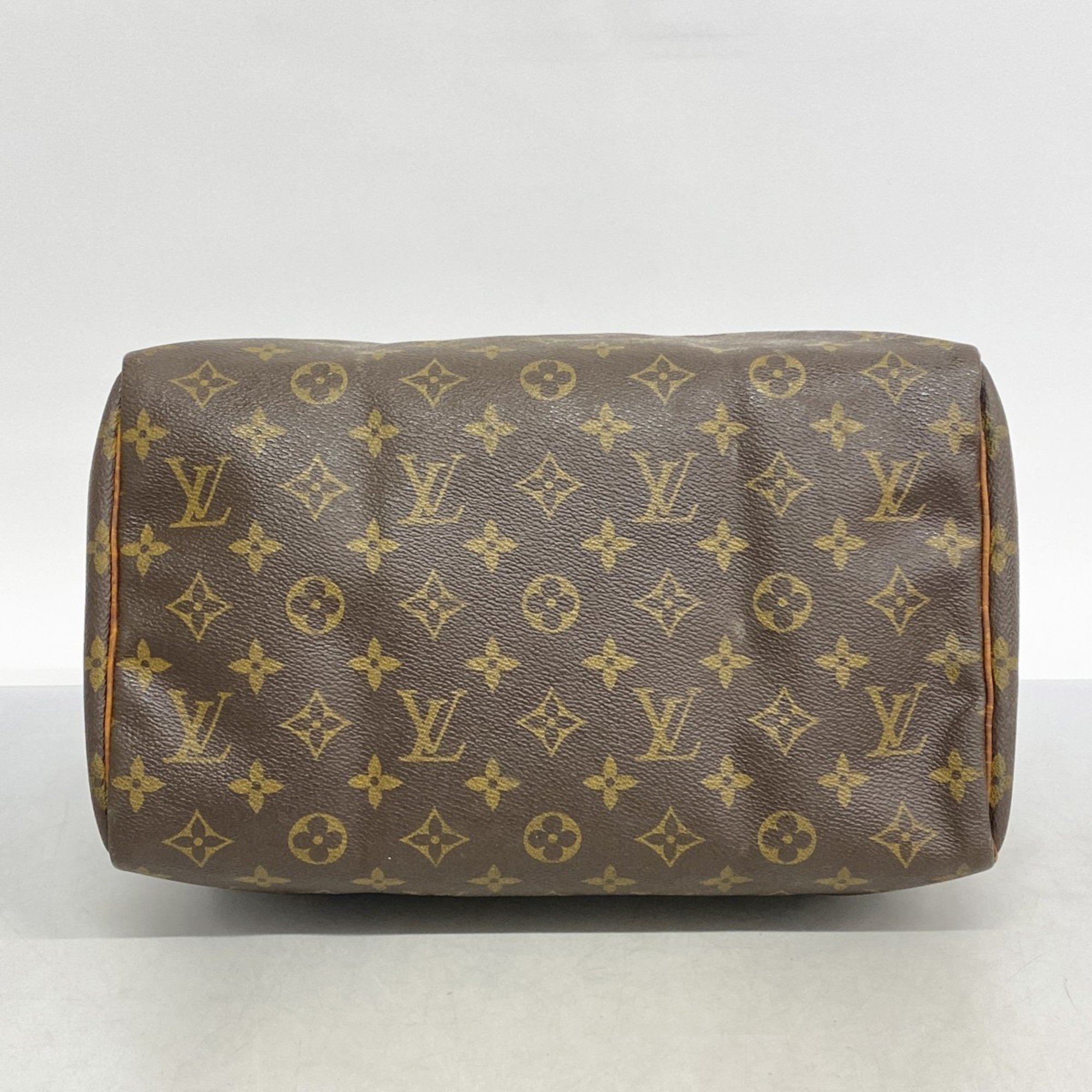 Louis Vuitton Handbag Monogram Speedy 30 M41108 Brown Ladies