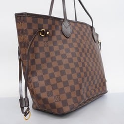 Louis Vuitton Tote Bag Damier Neverfull MM N51105 Ebene Women's