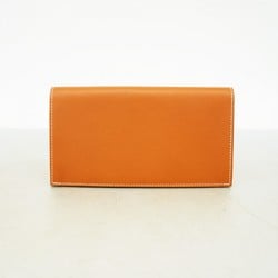 Hermes Long Wallet Citizen Twill Evercolor Gold B Stamp Men's