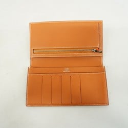 Hermes Long Wallet Citizen Twill Evercolor Gold B Stamp Men's