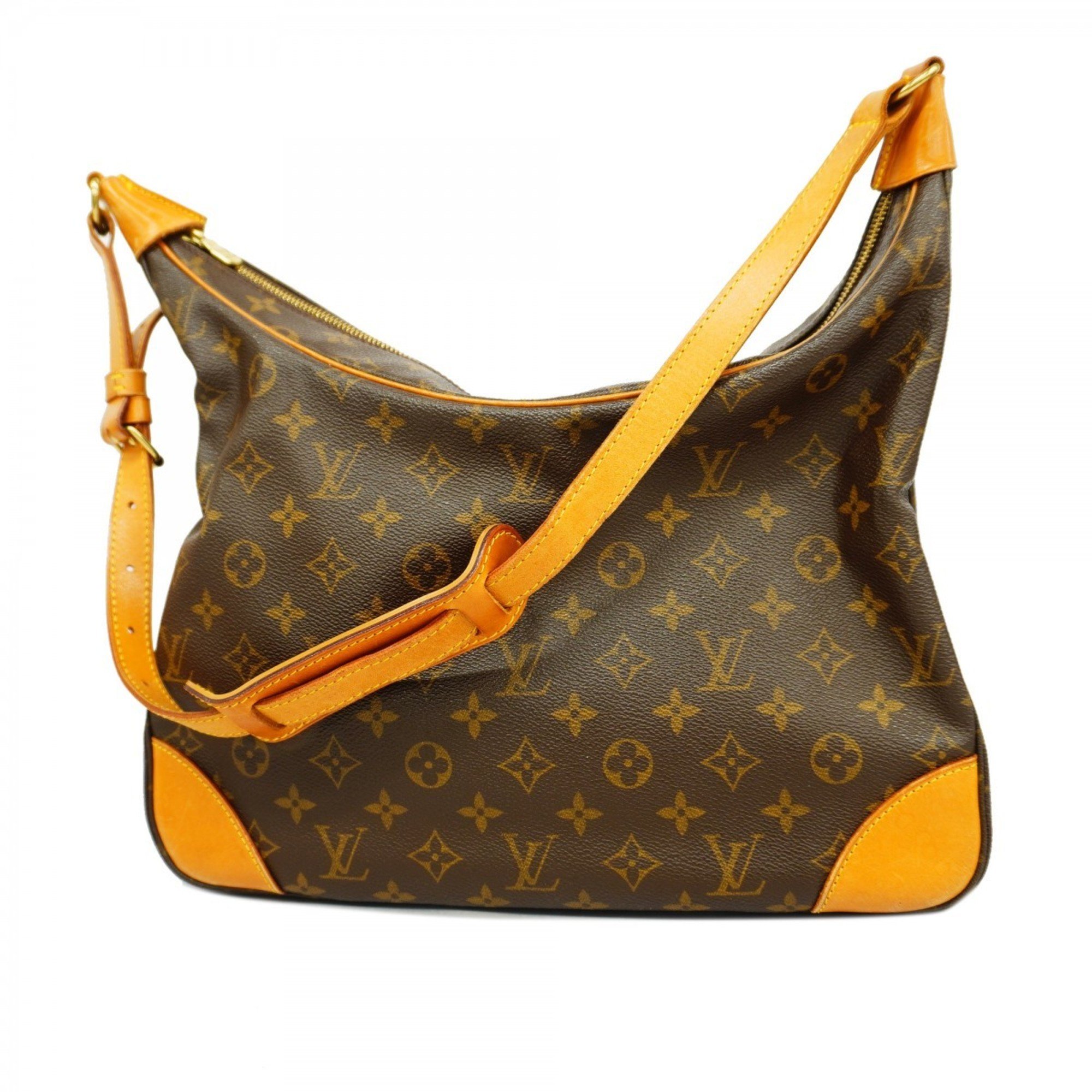 Louis Vuitton Shoulder Bag Monogram Boulogne 35 M51260 Brown Women's