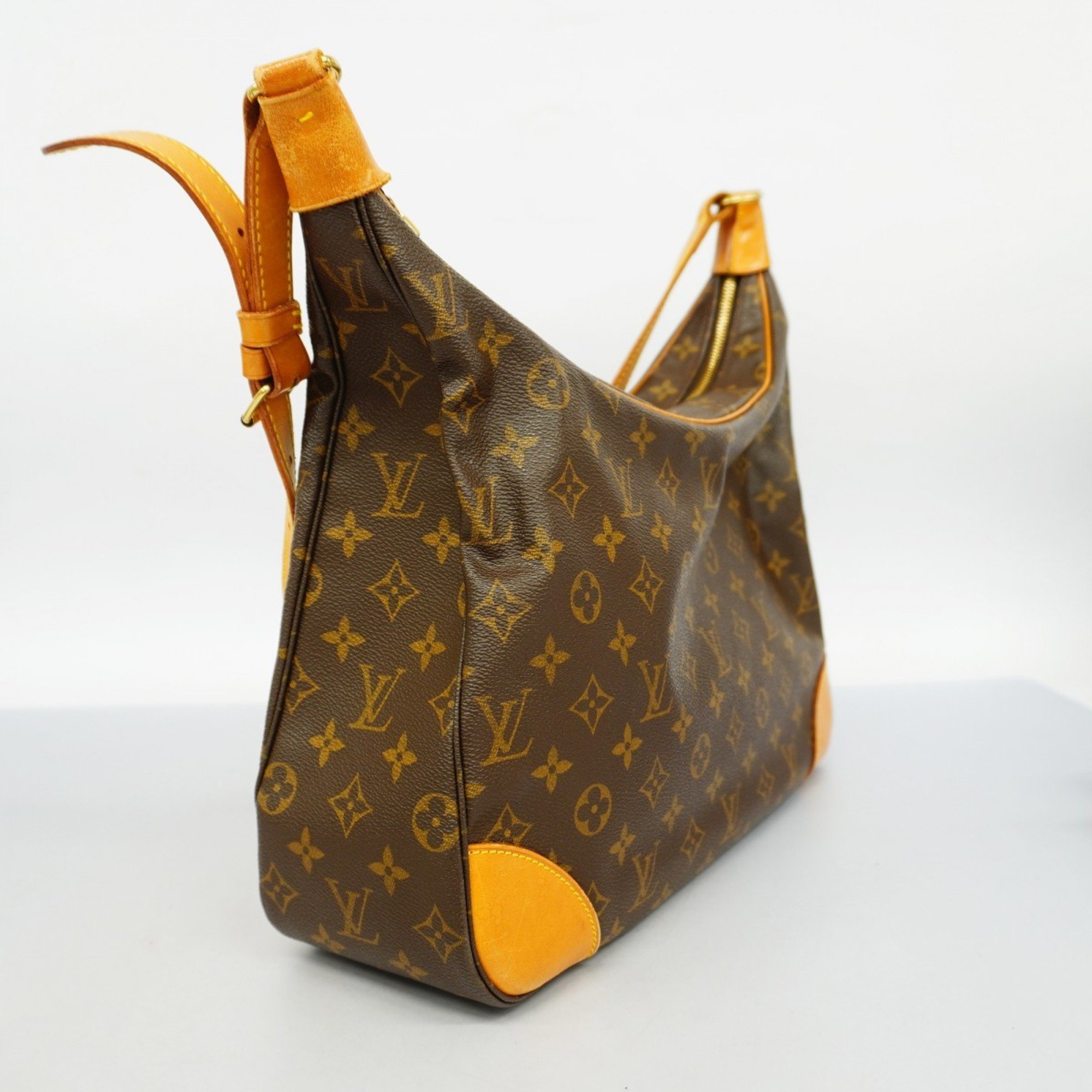 Louis Vuitton Shoulder Bag Monogram Boulogne 35 M51260 Brown Women's