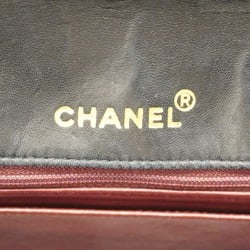 Chanel Shoulder Bag Diana Chain Lambskin Black Women's