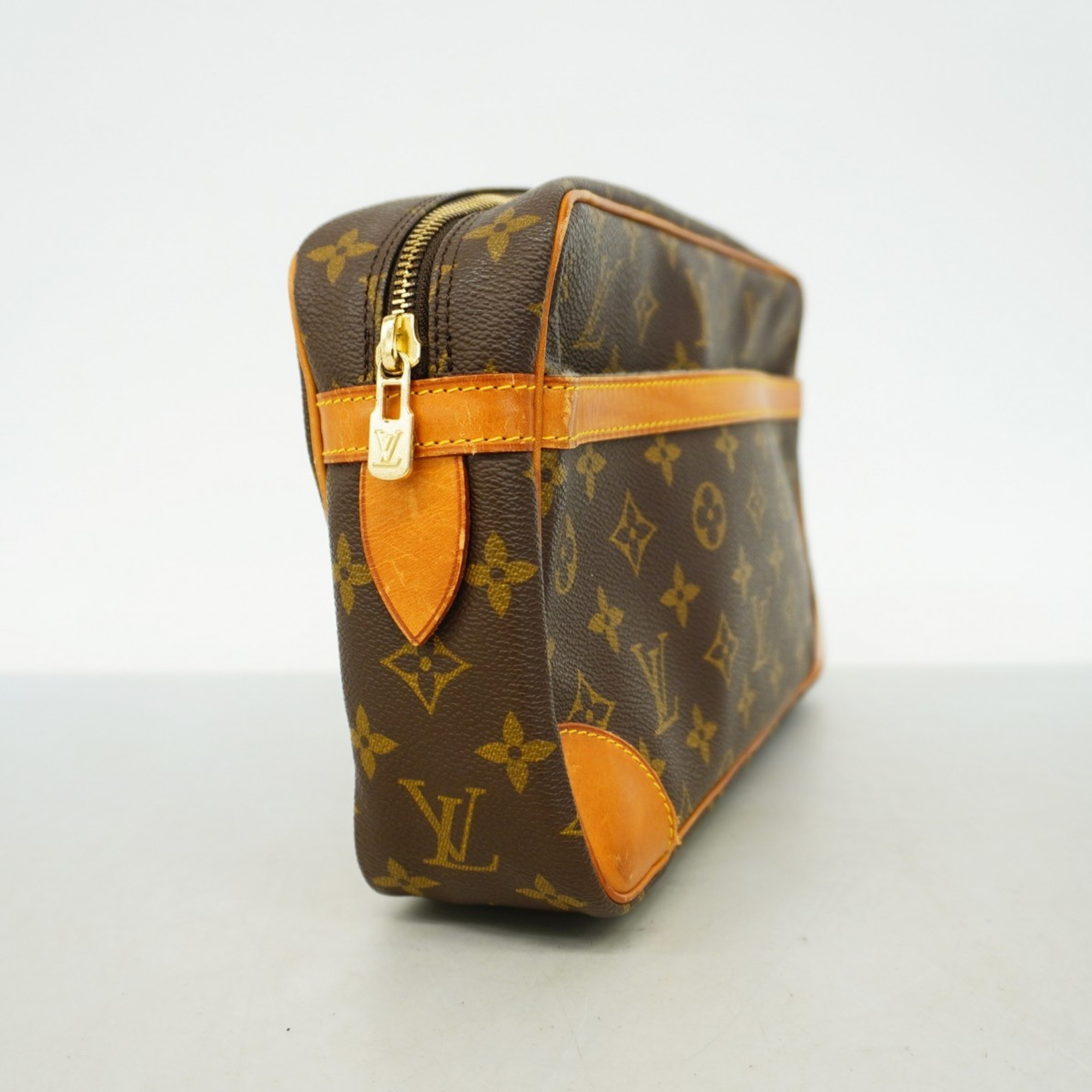 Louis Vuitton Clutch Bag Monogram Compiegne 28 M51845 Brown Men's Women's