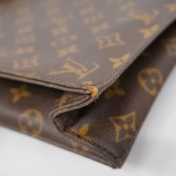 Louis Vuitton Tote Bag Monogram Sac Plat M51140 Brown Women's