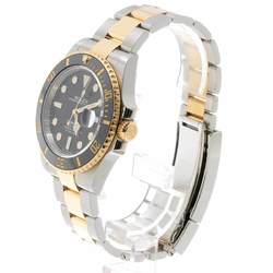 Rolex ROLEX Submariner Date Combi 126613LN Random Number Roulette Men's Watch Black K18YG Yellow Gold Automatic