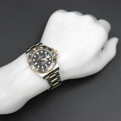 Rolex ROLEX Submariner Date Combi 126613LN Random Number Roulette Men's Watch Black K18YG Yellow Gold Automatic