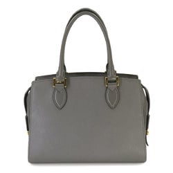 PRADA Saffiano 2way Hand Shoulder Bag Leather Grey 1BA164 Gold Hardware