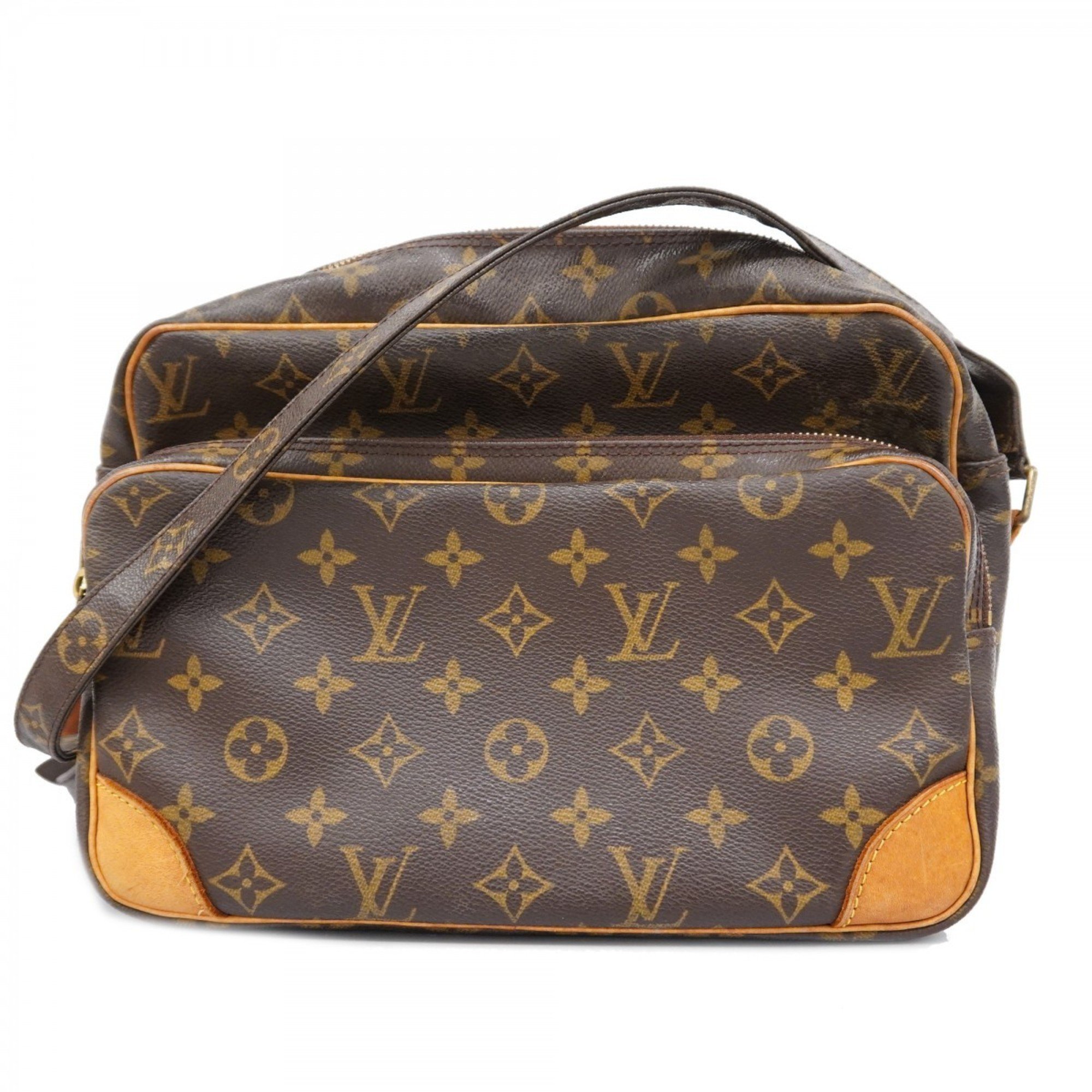 Louis Vuitton Shoulder Bag Monogram Nile M45244 Brown Ladies