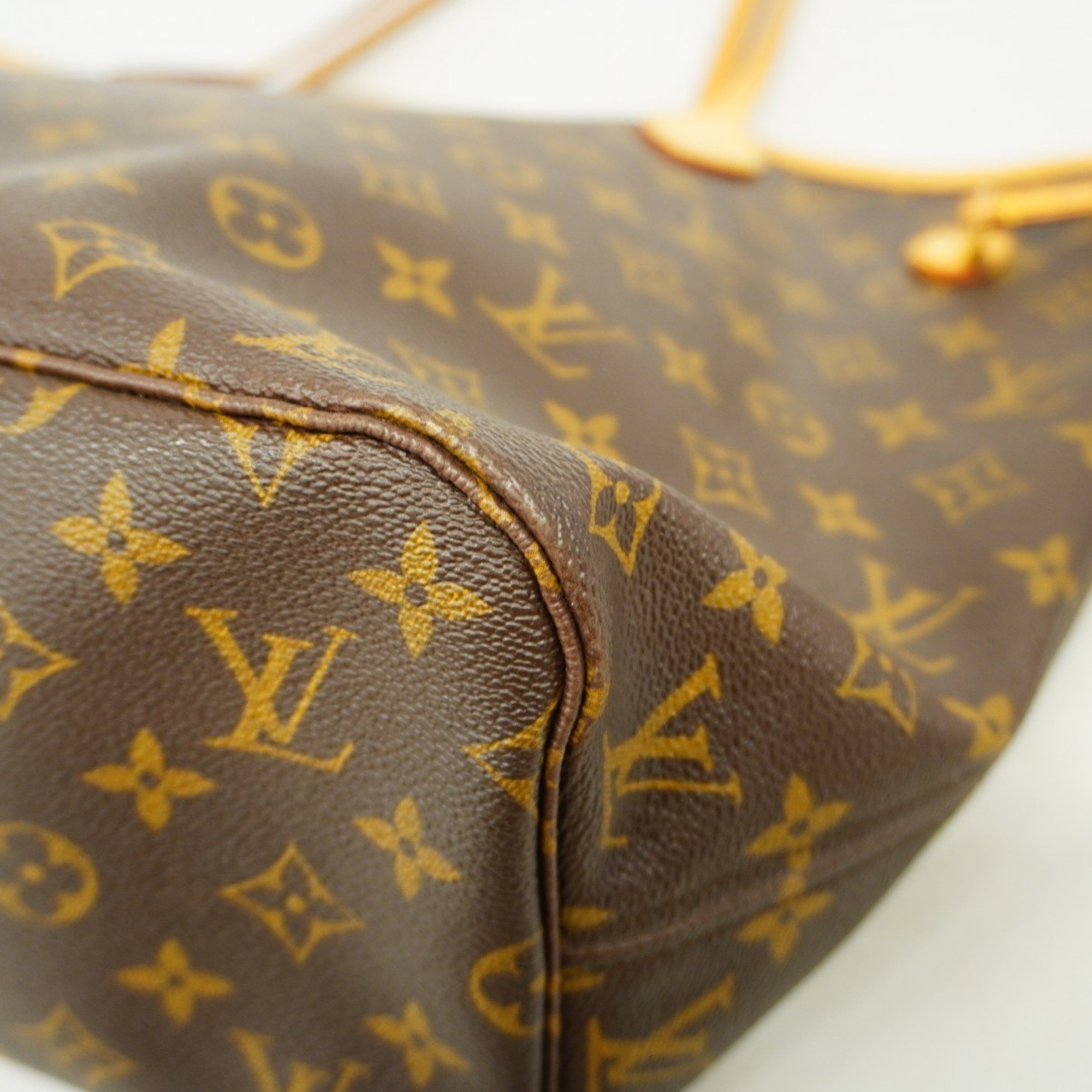 Louis Vuitton Tote Bag Monogram Neverfull MM M40156 Brown Women's