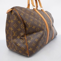 Louis Vuitton Boston Bag Monogram Keepall 45 M41428 Brown Men's Women's