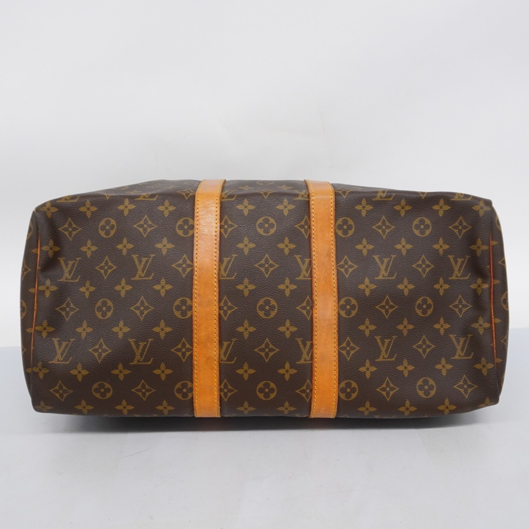 Louis Vuitton Boston Bag Monogram Keepall 45 M41428 Brown Men's Women's